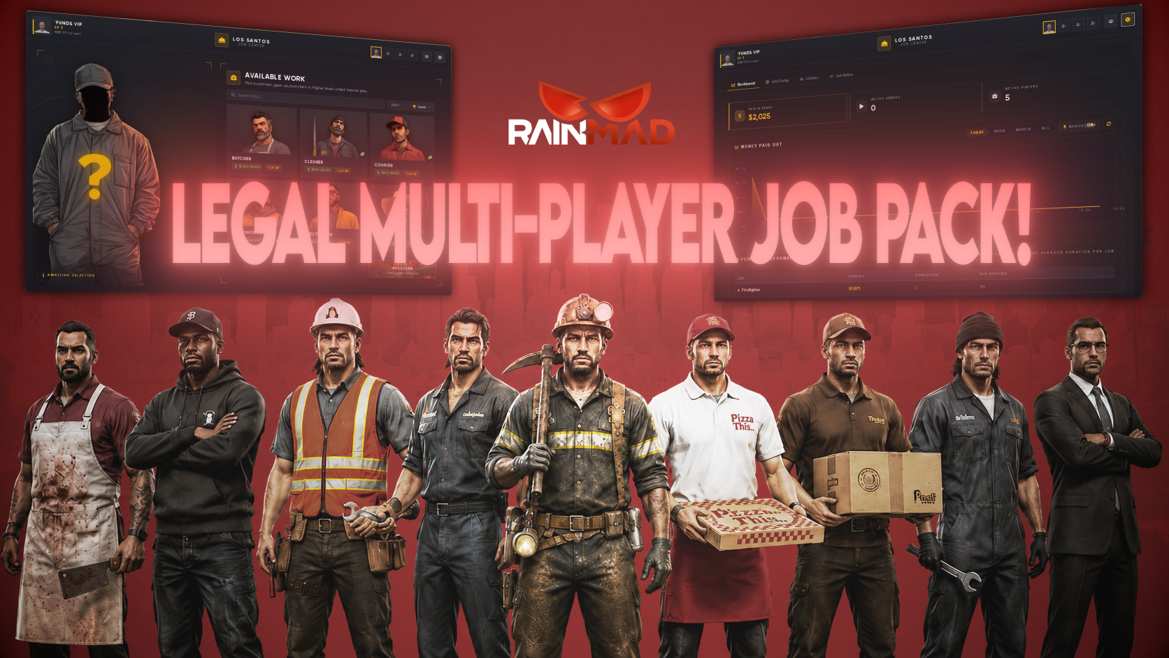 Jobs V: Legal Multiplayer Job Pack