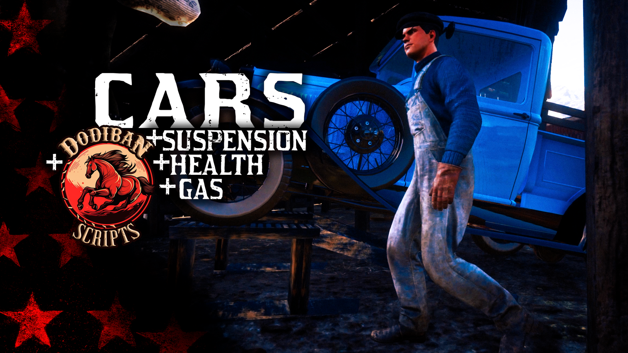 Cars + Mechanic + GasPumps | RedM | Escrowed