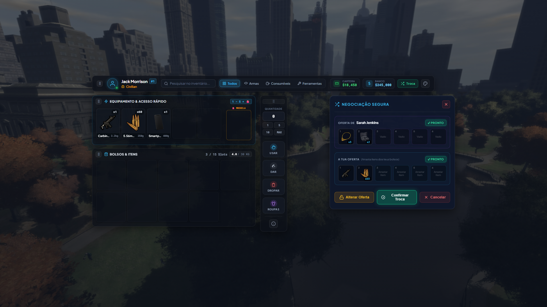 Ox Inventory Redesign
