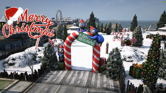 Christmas Pier
