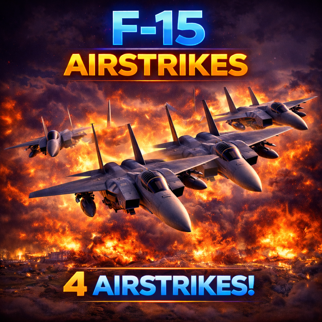 F15 Airstrikes (4 Pack)