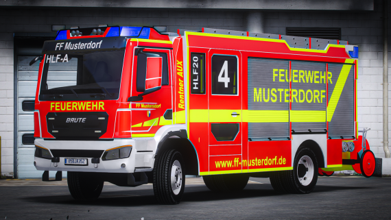 Brute Fire Truck Rentner AUX HLF20 - NON-ELS