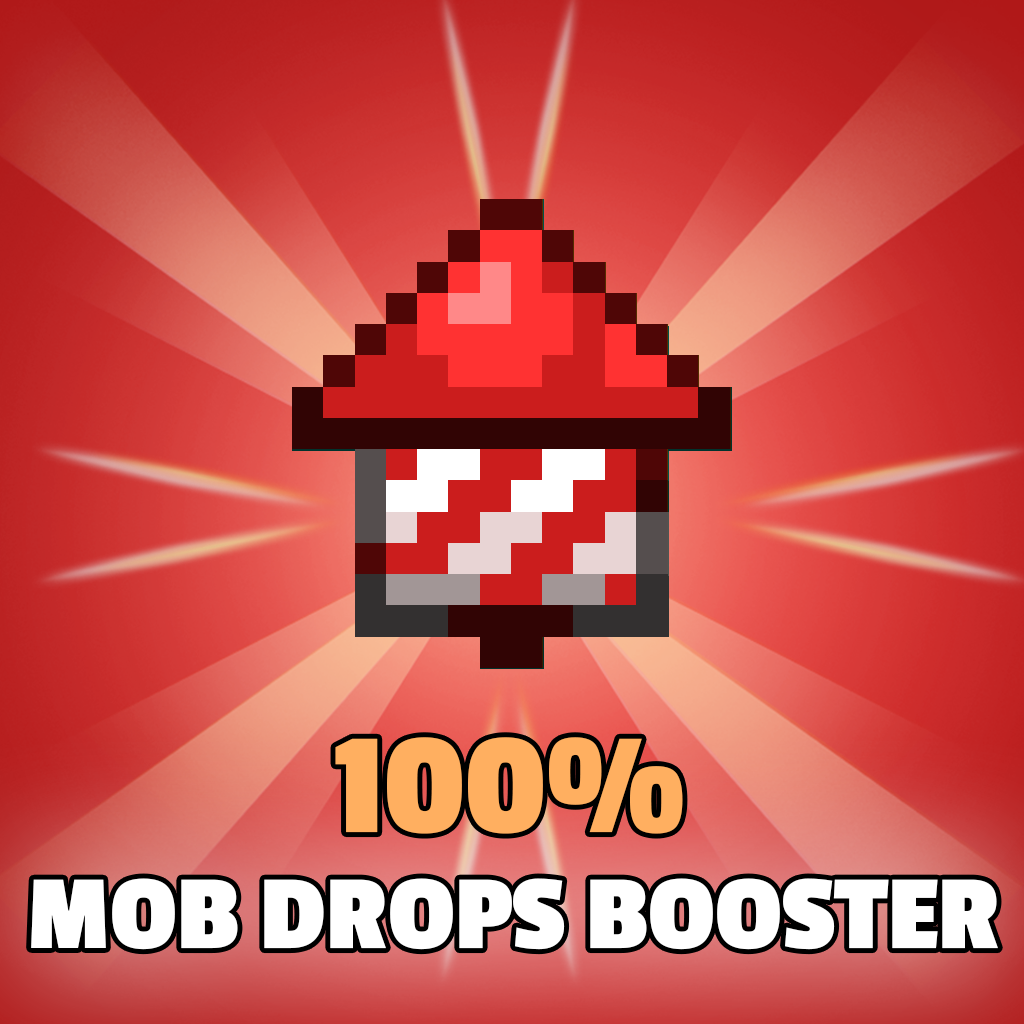 100% MOB DROPS BOOSTER (6 UUR)