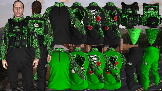 Green Shadow StrikeTeam (Male+Female)