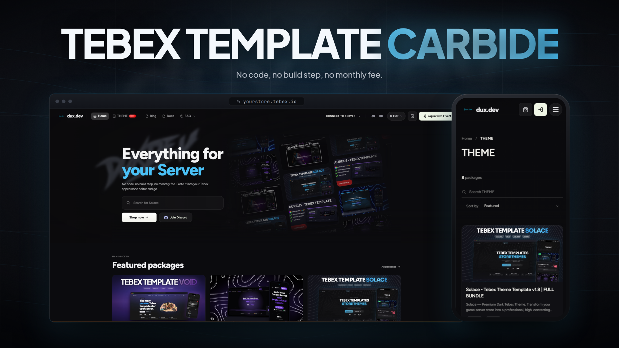 CARBIDE — TEBEX TEMPLATE | FULL BUNDLE