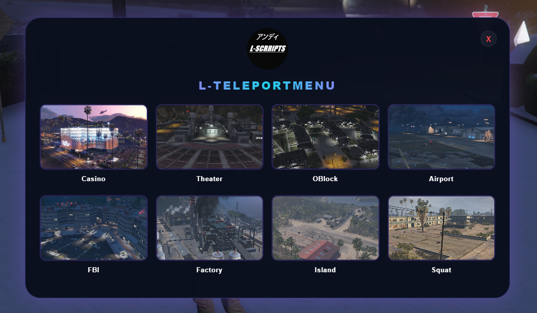 L-TeleportMenu in ESX