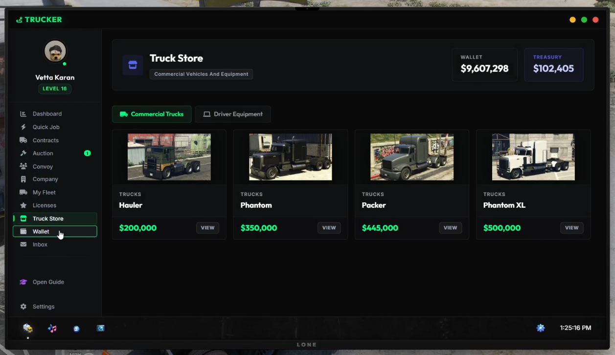 Lone Trucker V2
