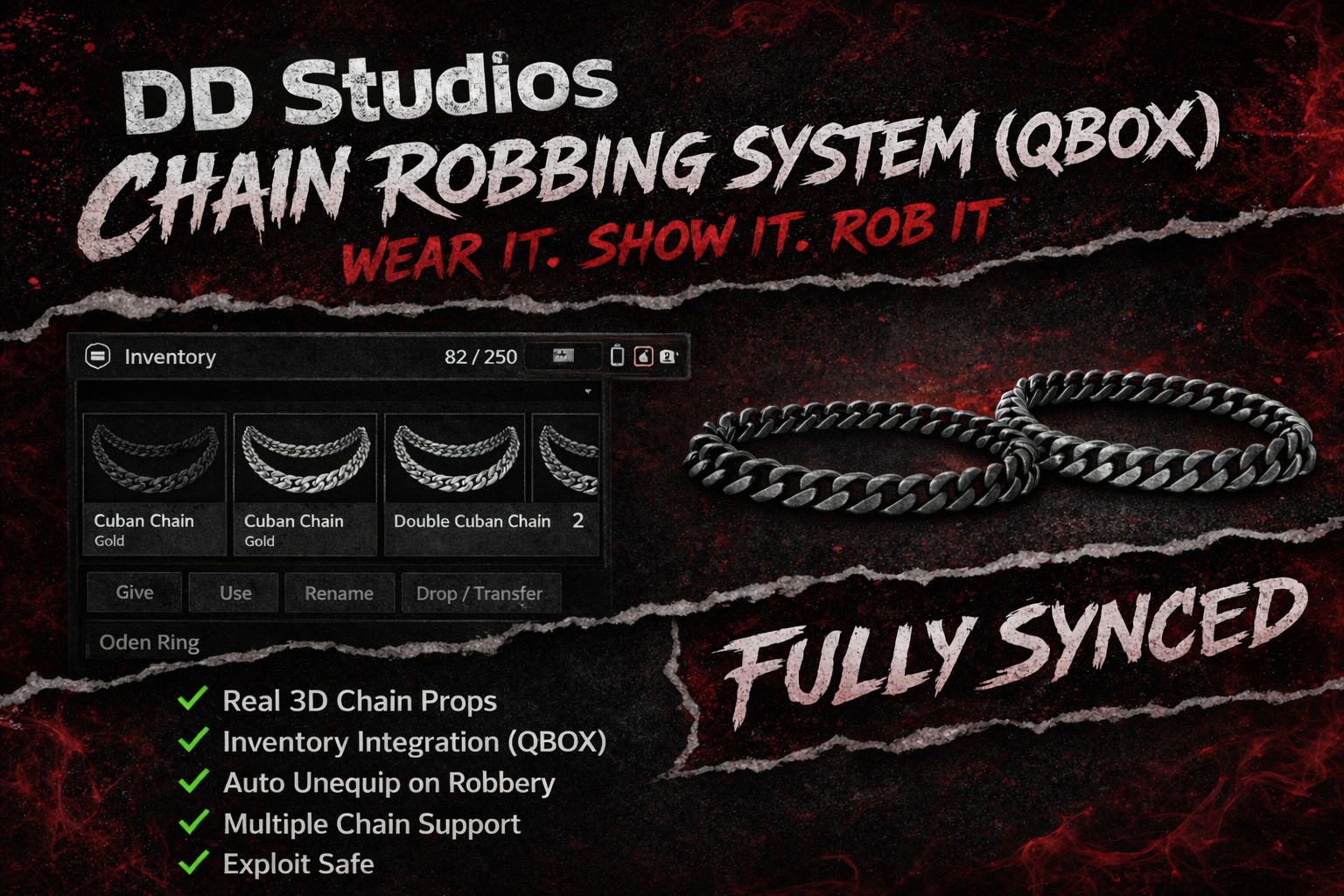 DD Chains Robbing System   