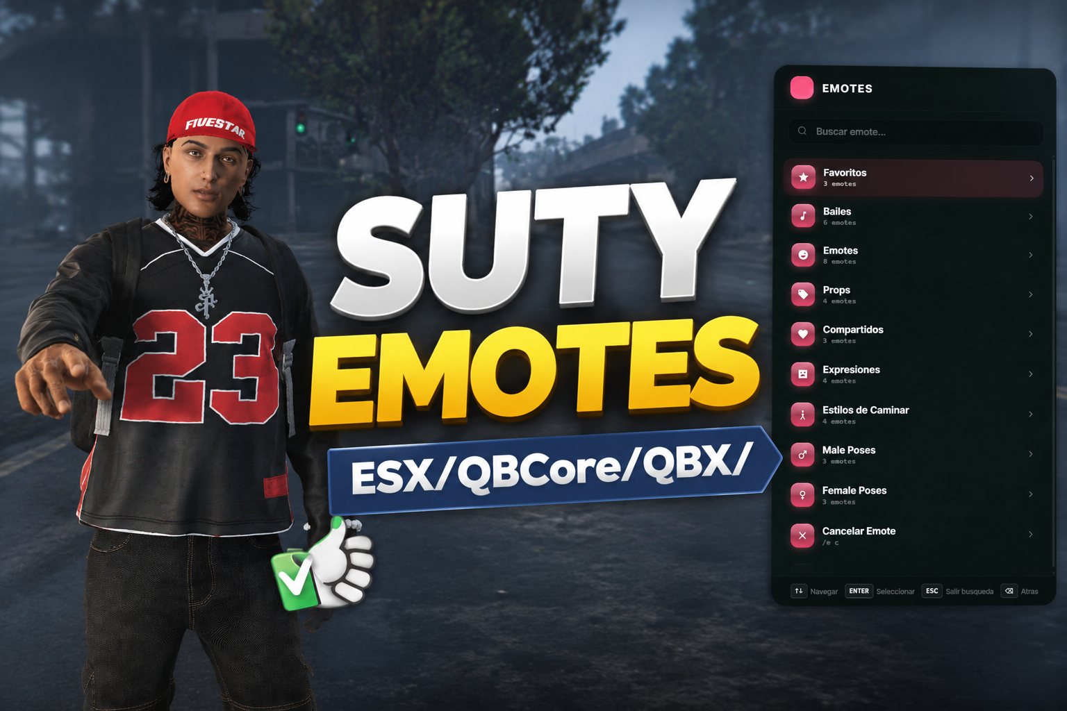 Emotes Menu