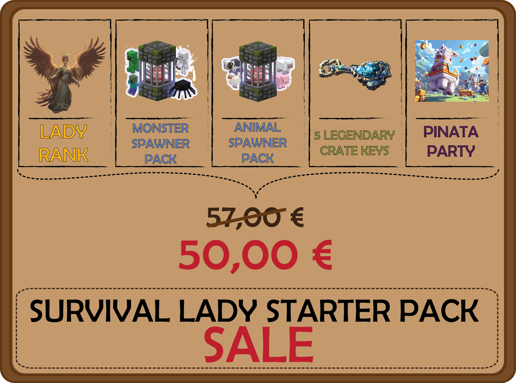 Survival Lady Starter Pack [Survival]