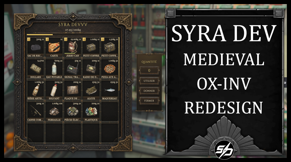 Medieval ox-inventory redesign