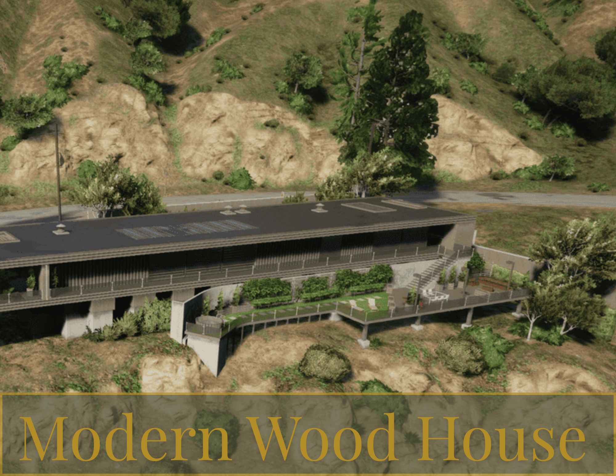 Modern Wood House