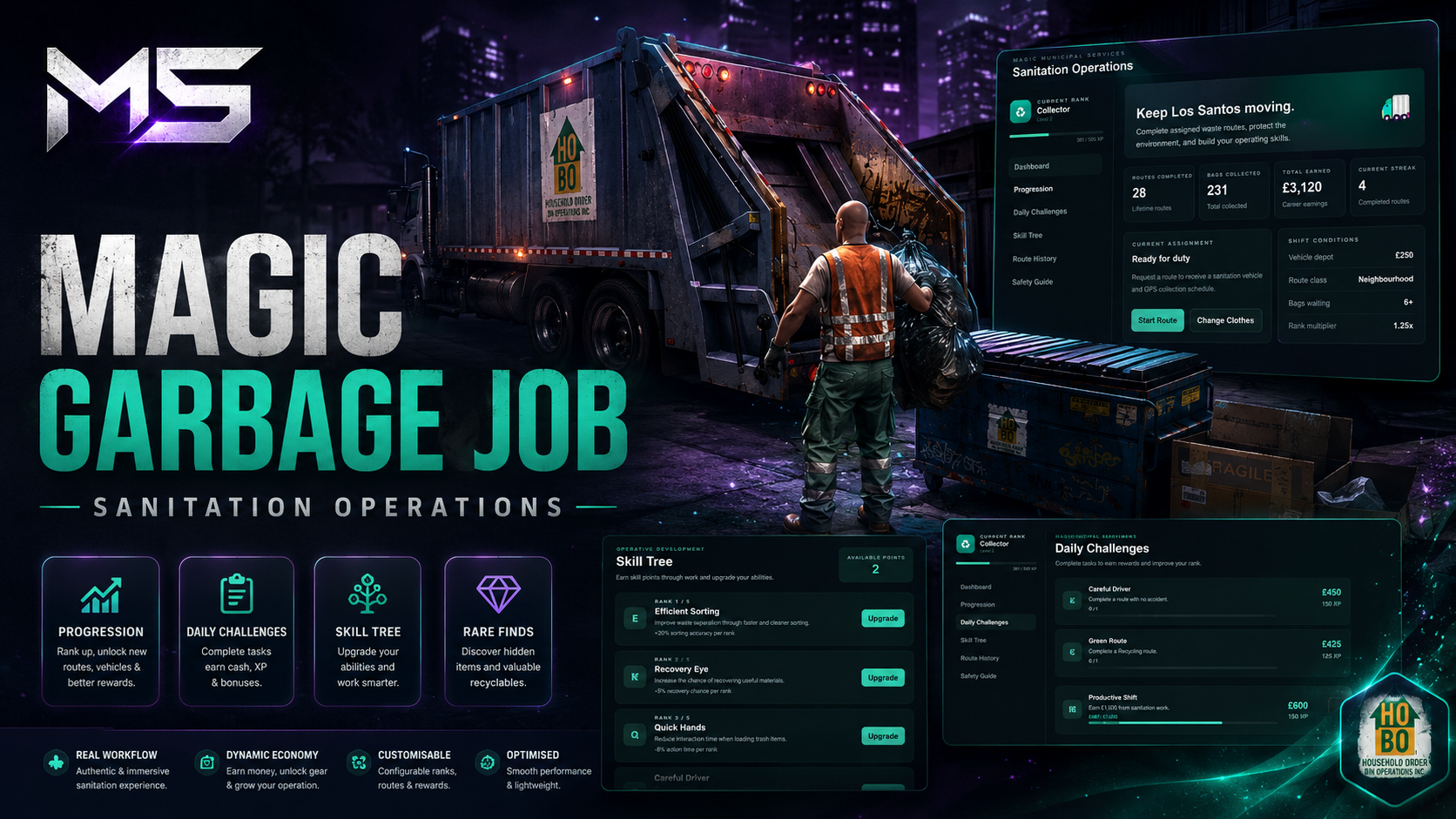 Magic Garbage Job – Open Source