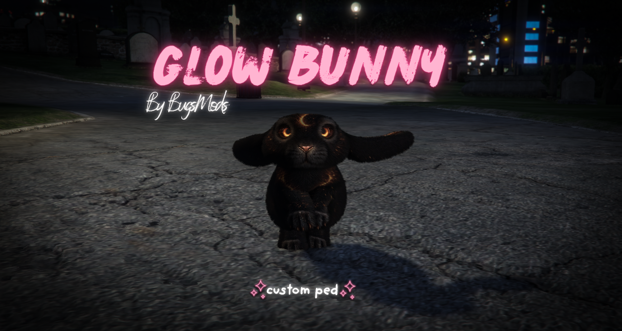 Glow Bunny🧡 Halloween Ped  [Escrowed]
