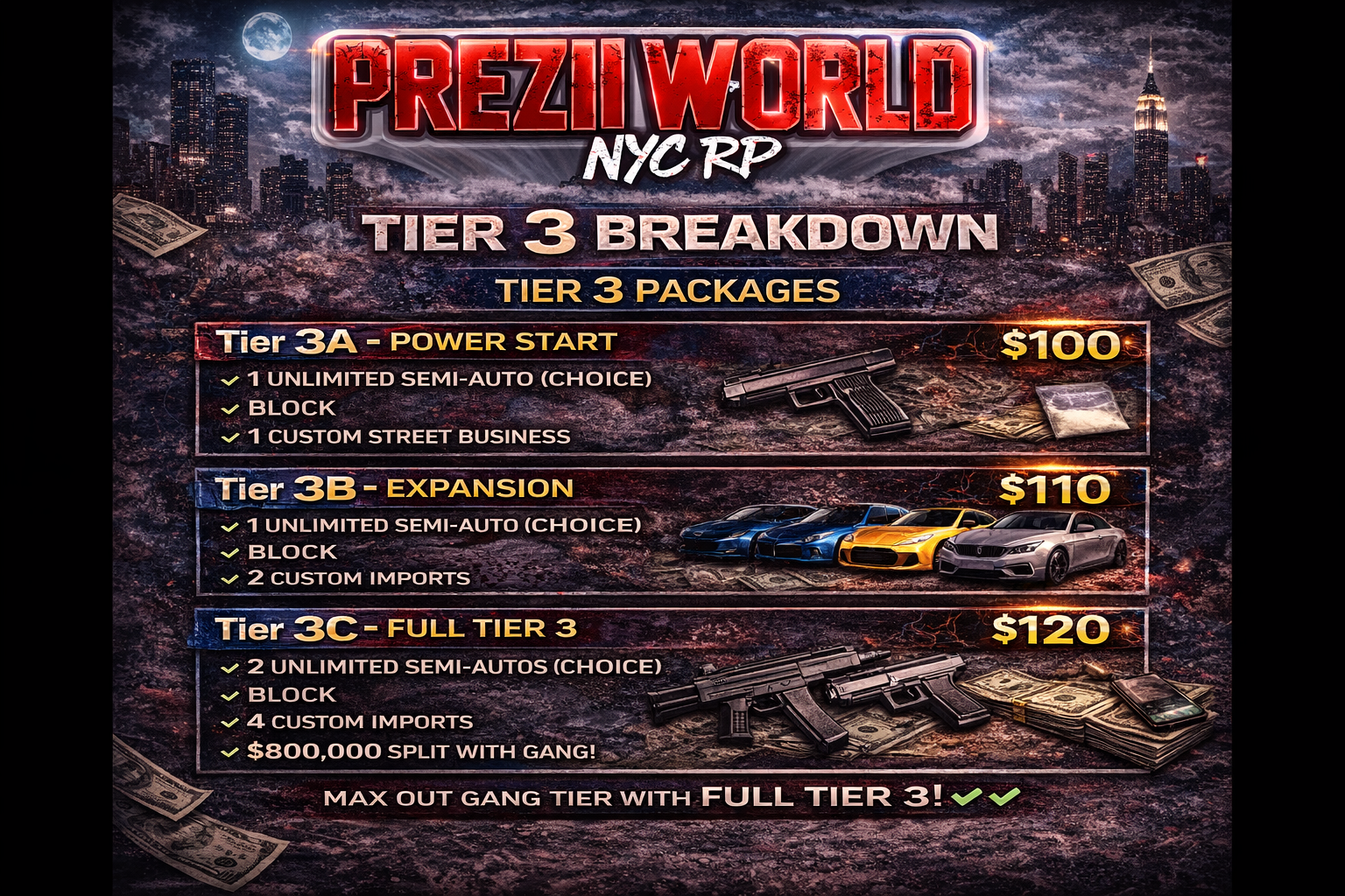 🔹 Tier 3A – Power Start