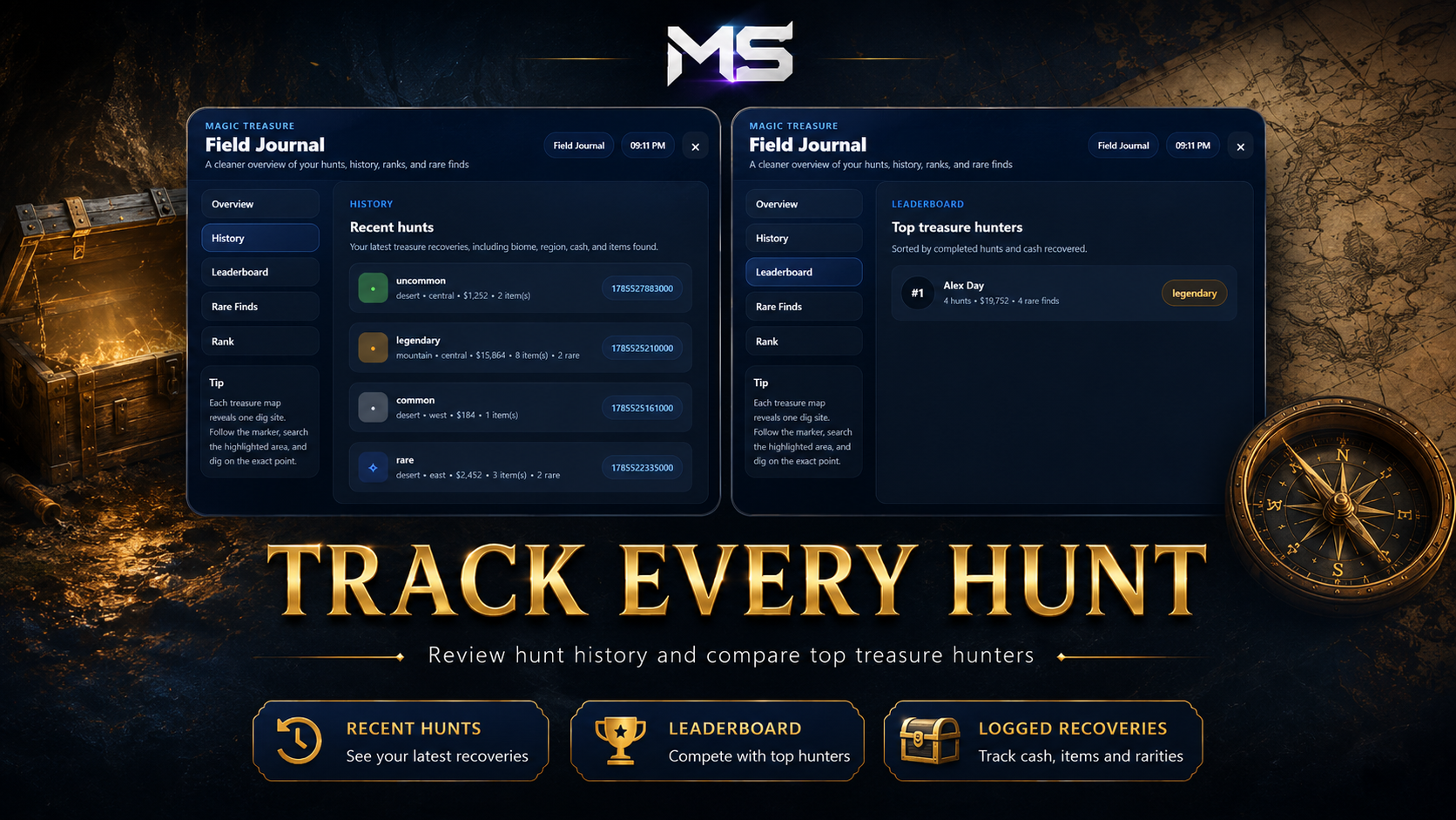 Magic Treasure Hunt – FiveM Treasure Hunting System