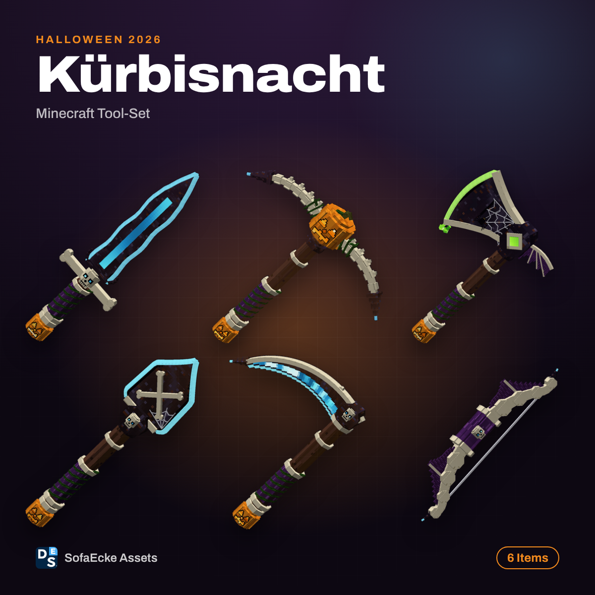 Kürbisnacht – Halloween Tool-Set