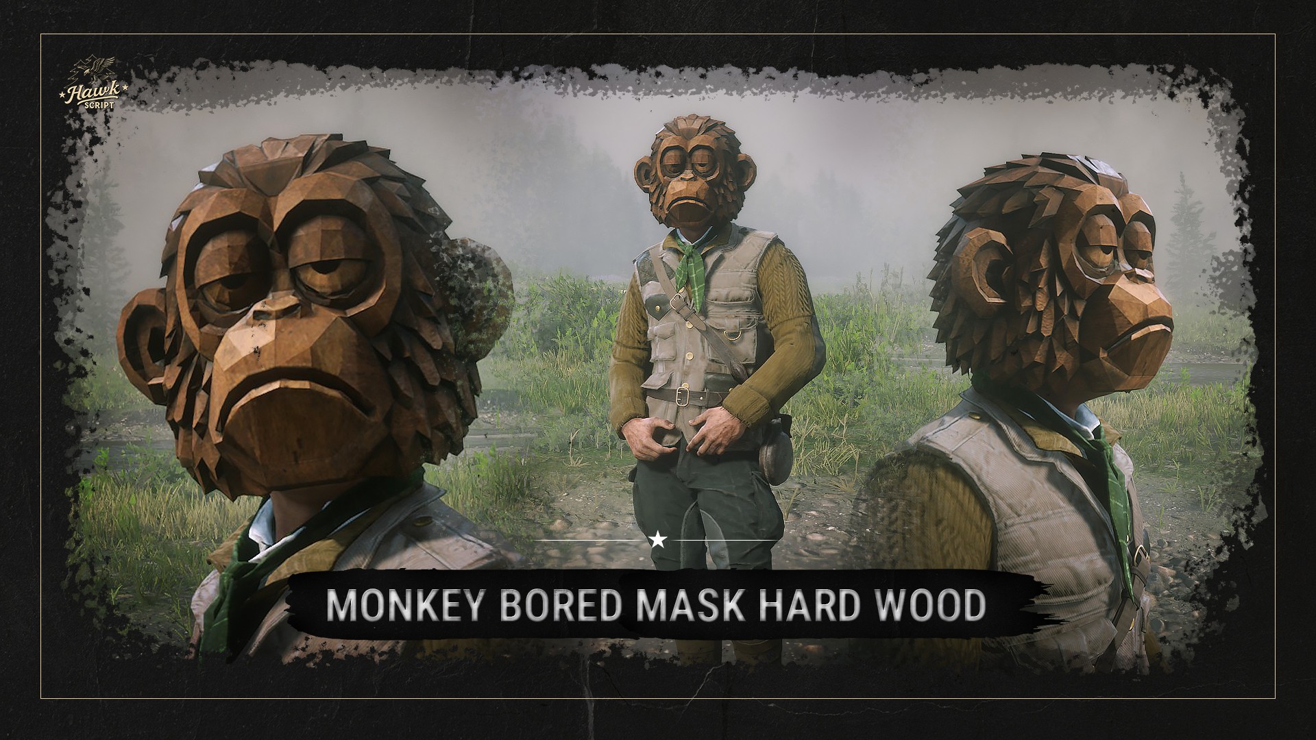 Hawk Prop Monkey Bored Mask