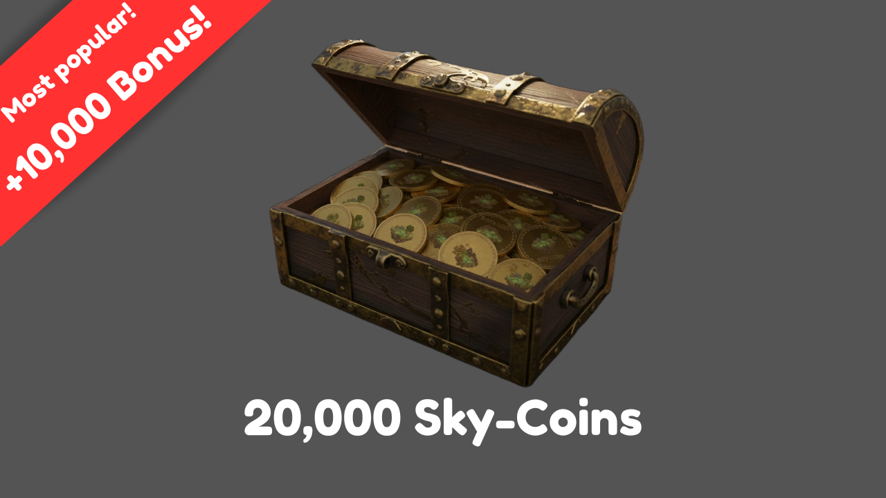 20,000 Sky-Coins (+10,000 Bonus)