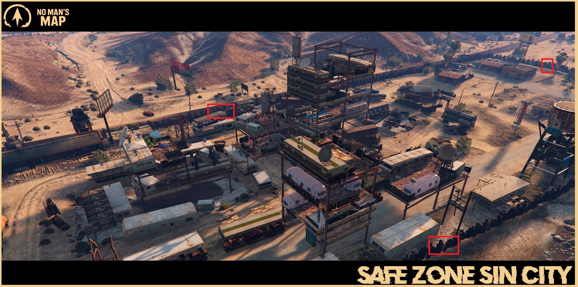 Safe Zone Sin City / Apocalypse | YMAP