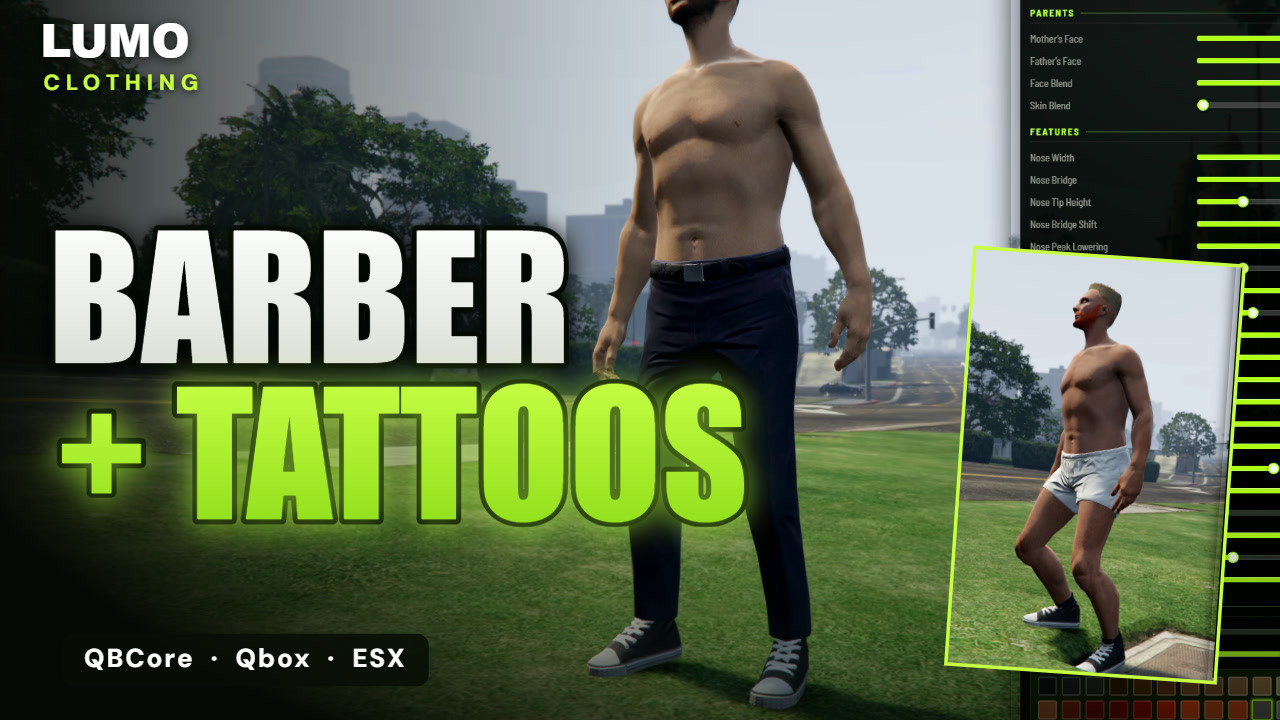​Lumo Clothing — Shops, Barber, Tattoos & Creator ​(Open Source)