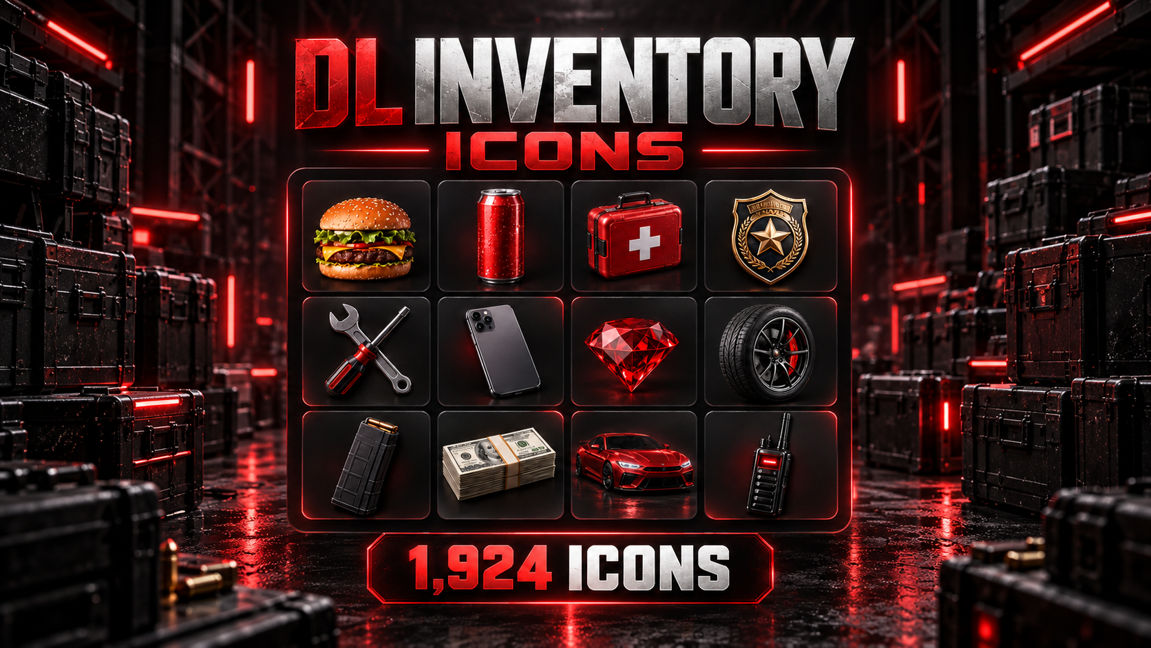 Inventory Icons | 1,924 Icons & Ready Configurations