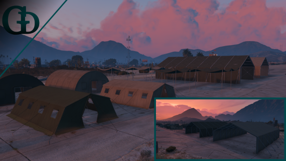 Military Tent Prop Pack 1