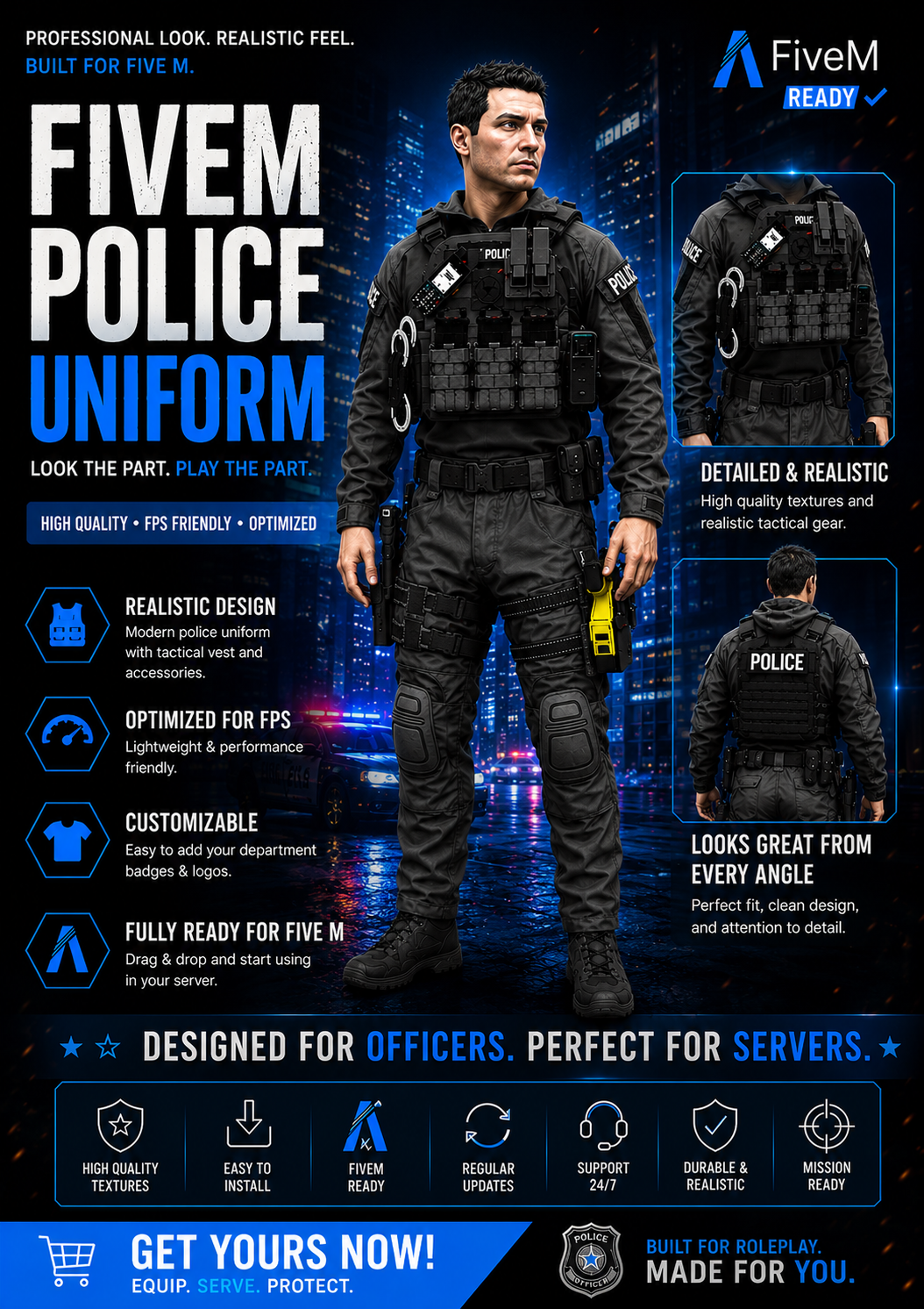 Mens Police Uniform