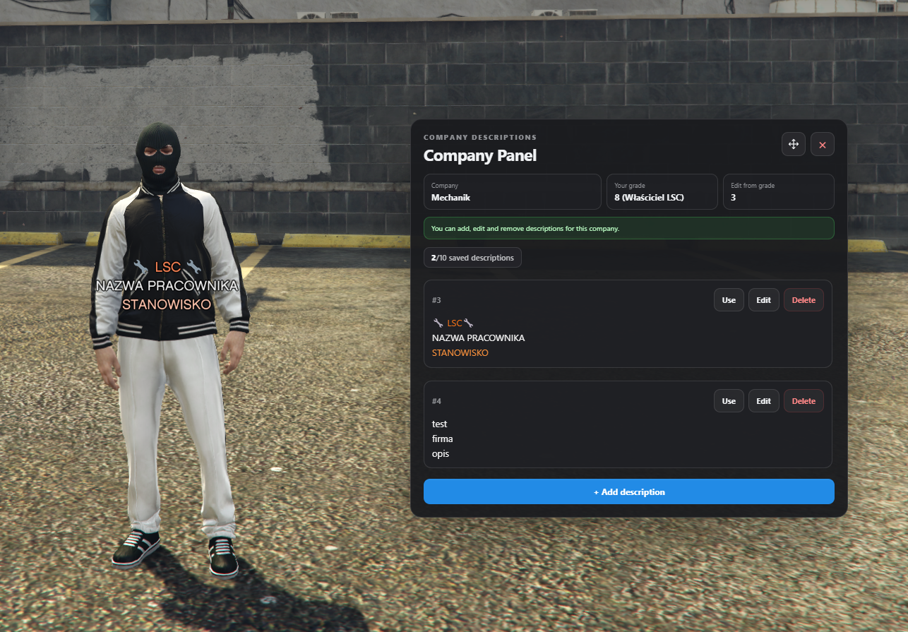 [ESX/QB][STANDALONE] [ESCROW] Modern 3D Description System