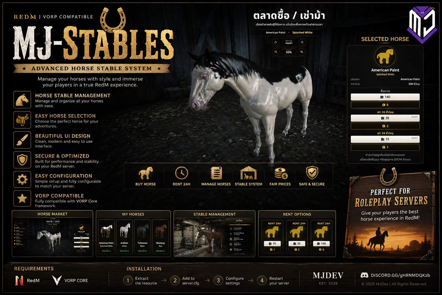 NEWS MJ-Stables
