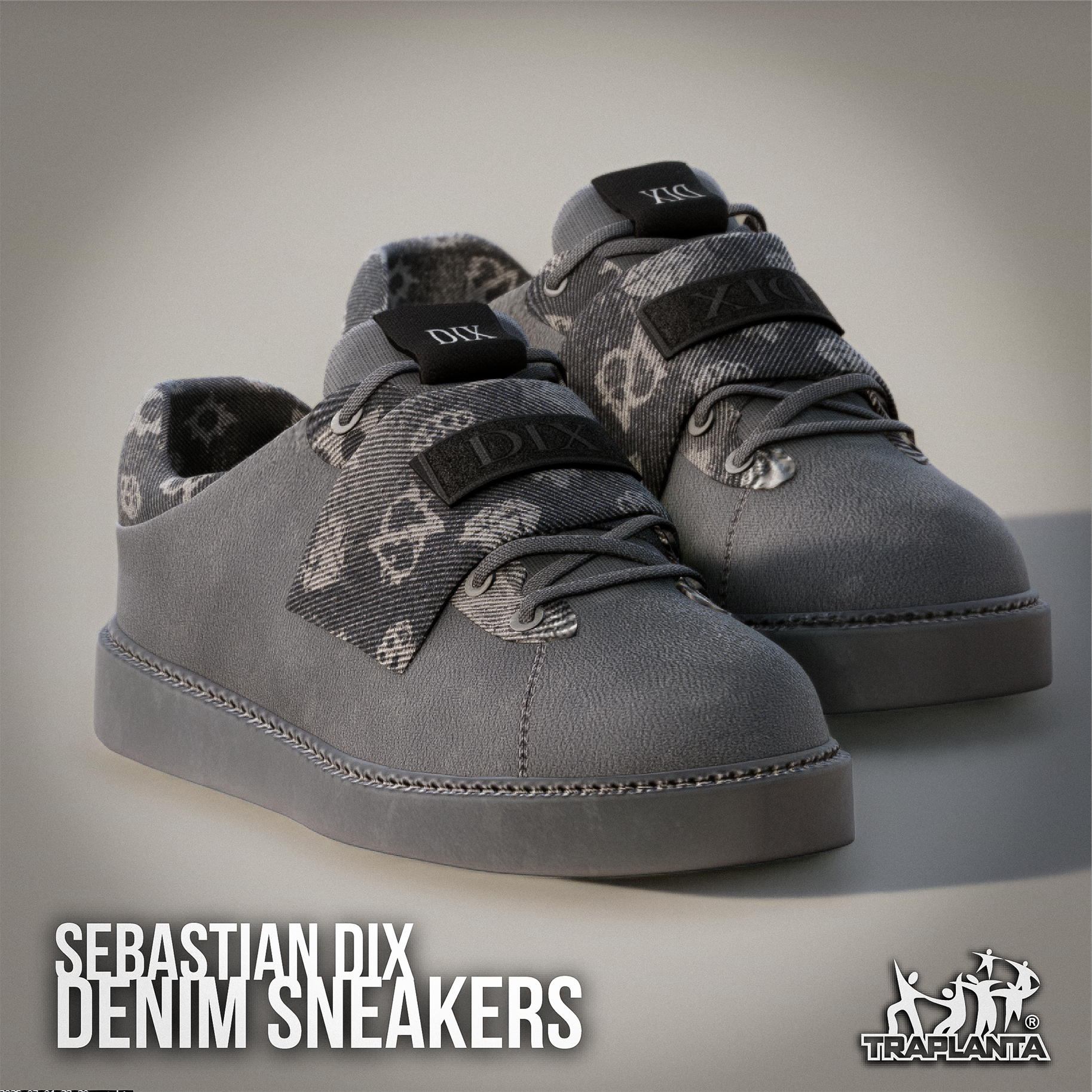 SEBASTIAN DIX DENIM SNEAKERS