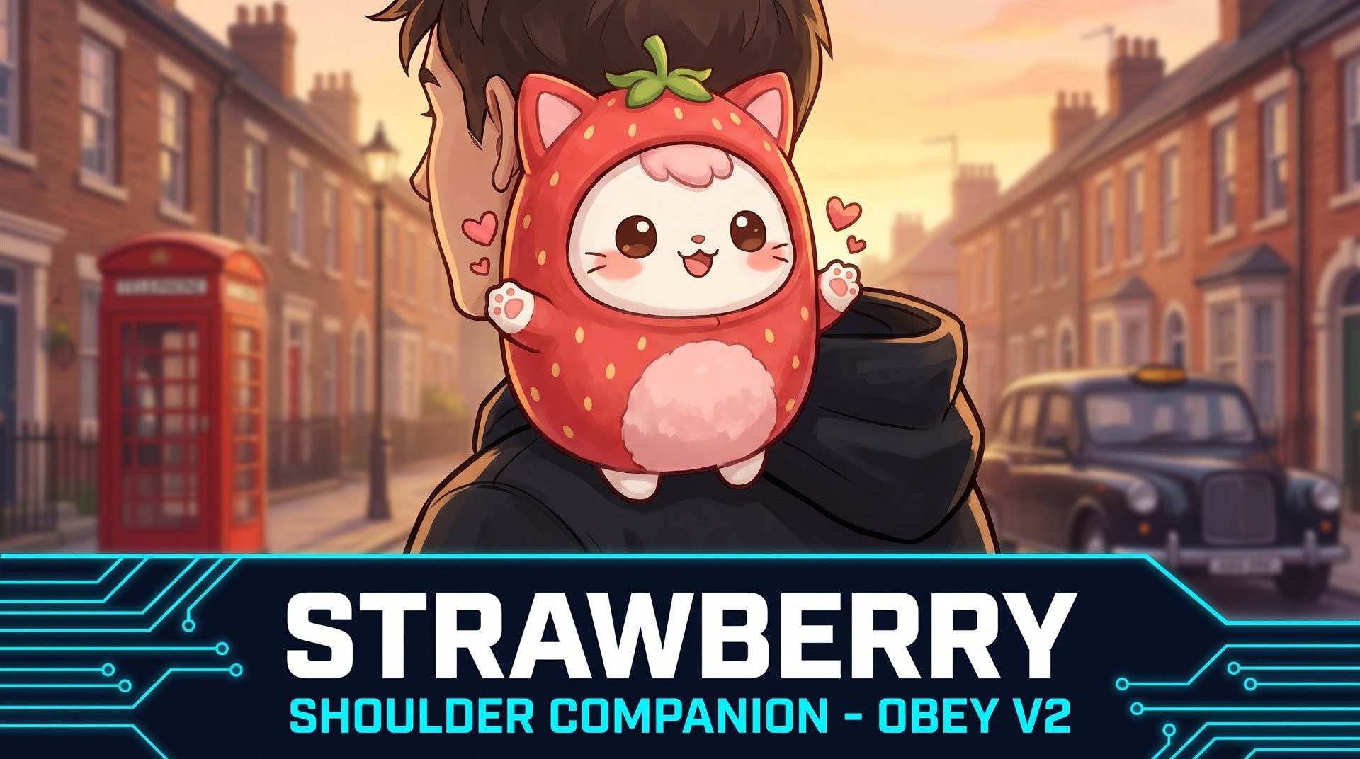 Shoulder Companion - Strawberry
