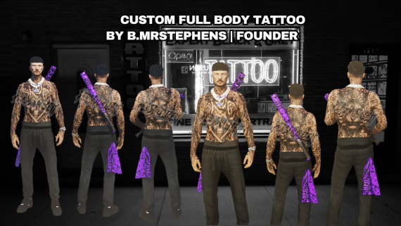 Free Custom Toros Tattoo