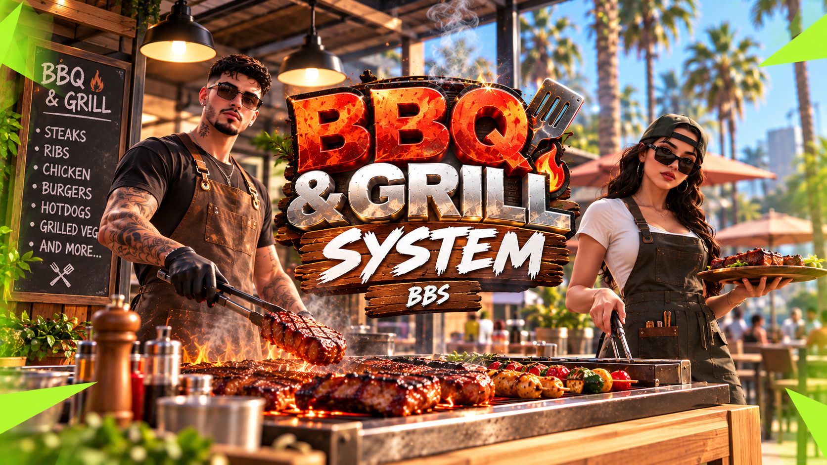 BBS Meat & Grill System | Fully Interactive (EARLY RELEASE DISCOUNT)
