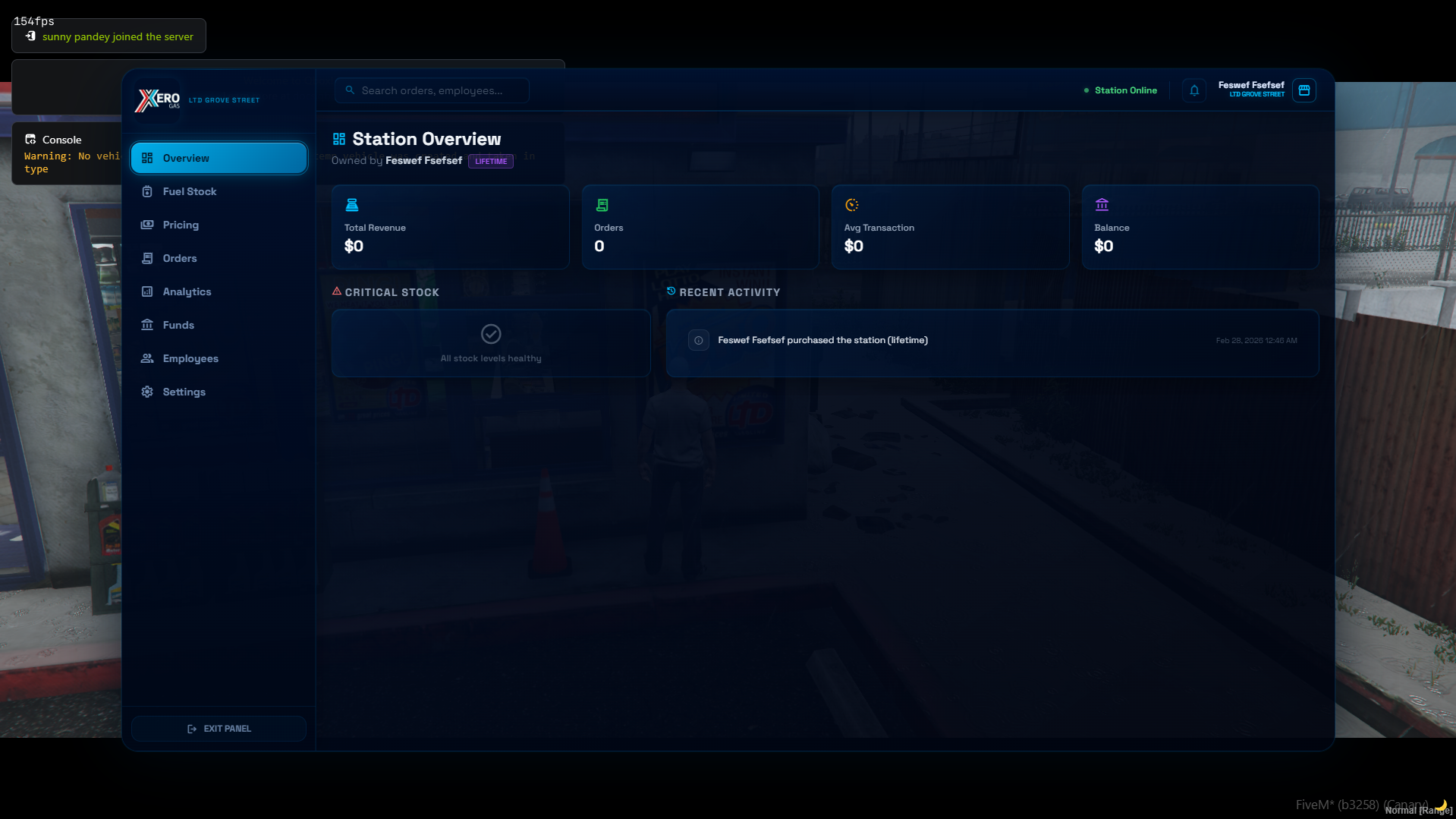 QL Owned Fuel System — Player-Owned Gas Stations & Advanced Fuel Script (QBCore / ESX)