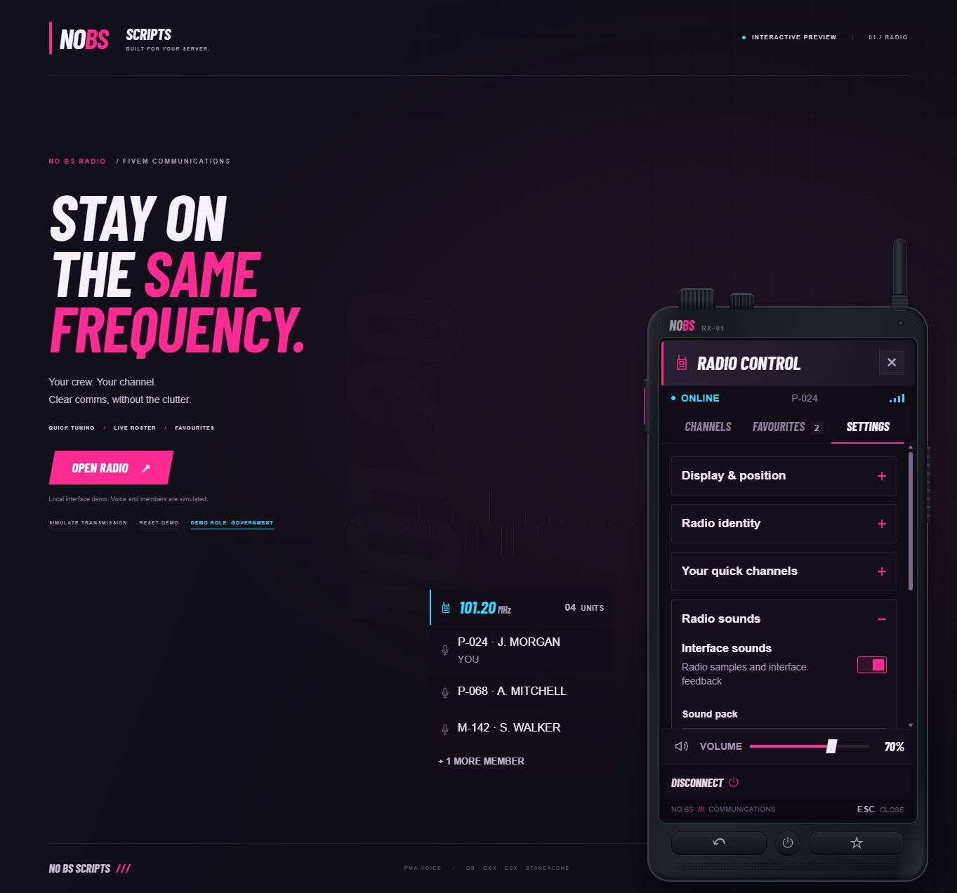 NO-BS Radio | Walkie-Talkie & Emergency Services — image 5