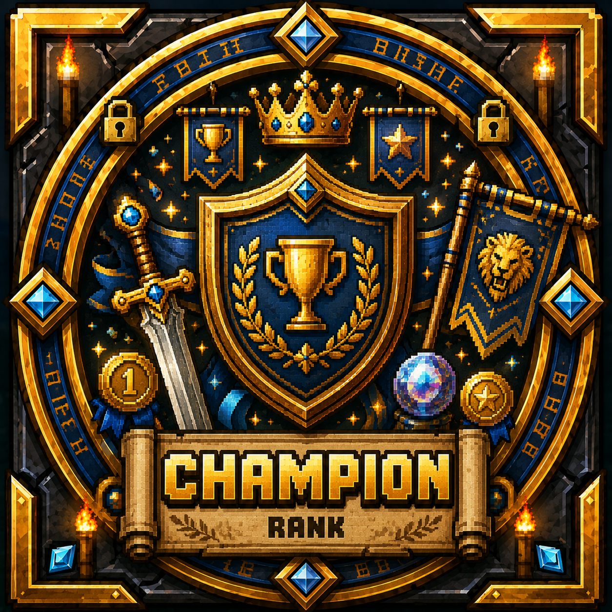 CHAMPION + 700 COINS