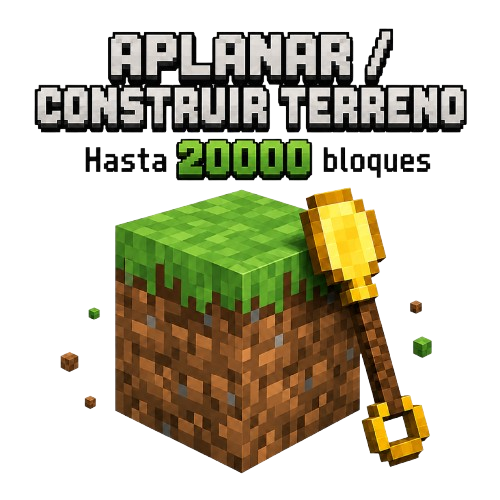 Construir o Aplanar 20000 Bloques