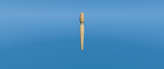 Wooden leg bat