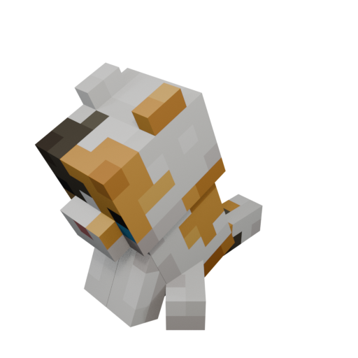 Calico Cat Plushie — cosmetic Plushies item on the NovaVoid Cat Civilization Minecraft server