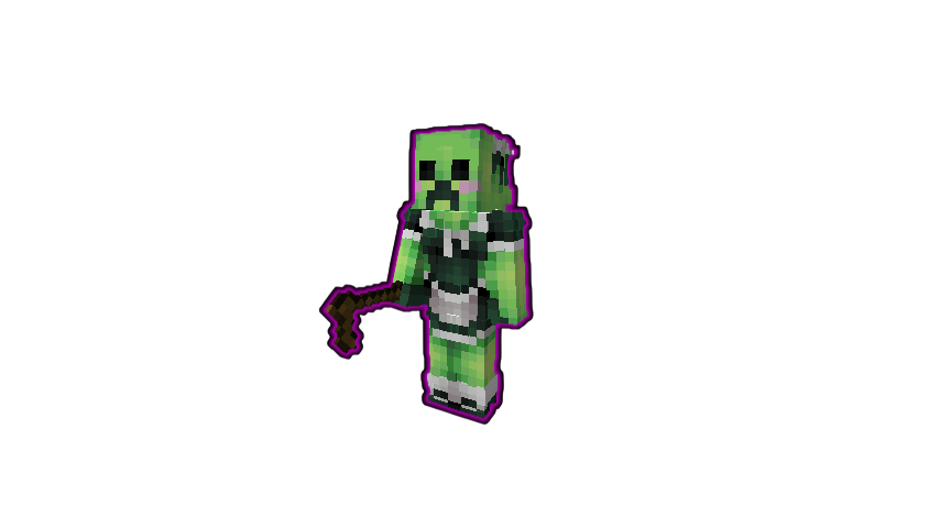 Dark Purple Outline Effect