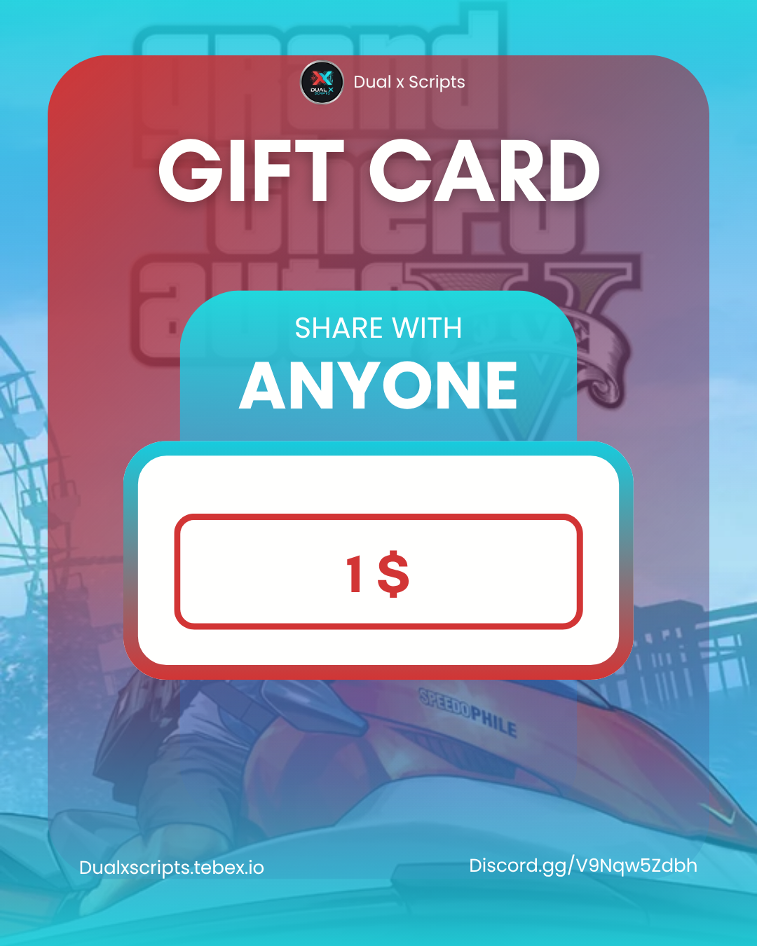 1$ Gift Card