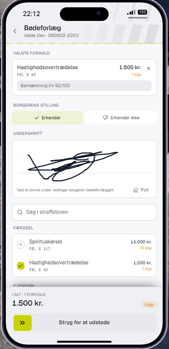 VA Politi App
