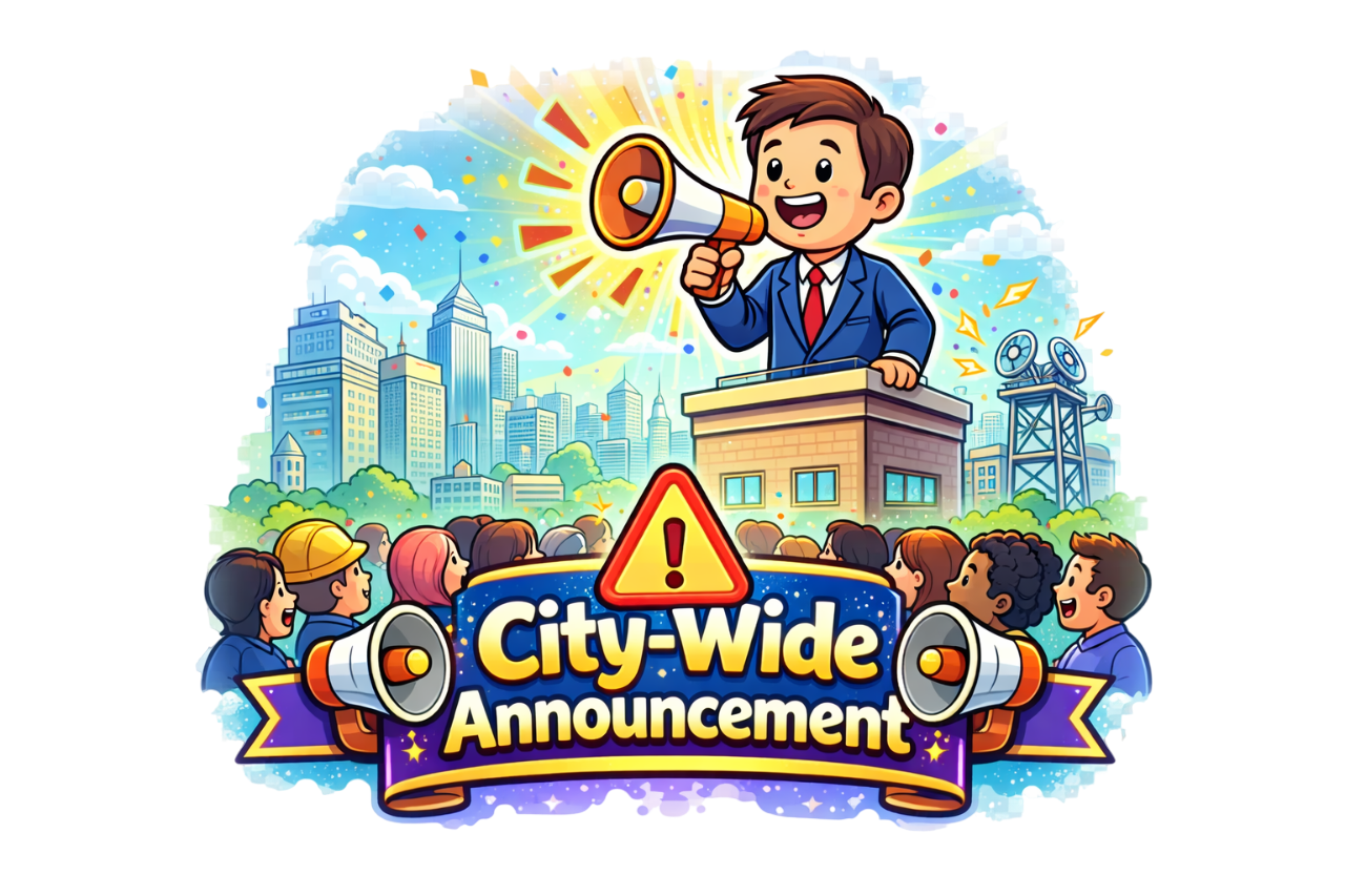 City wide Annoucement