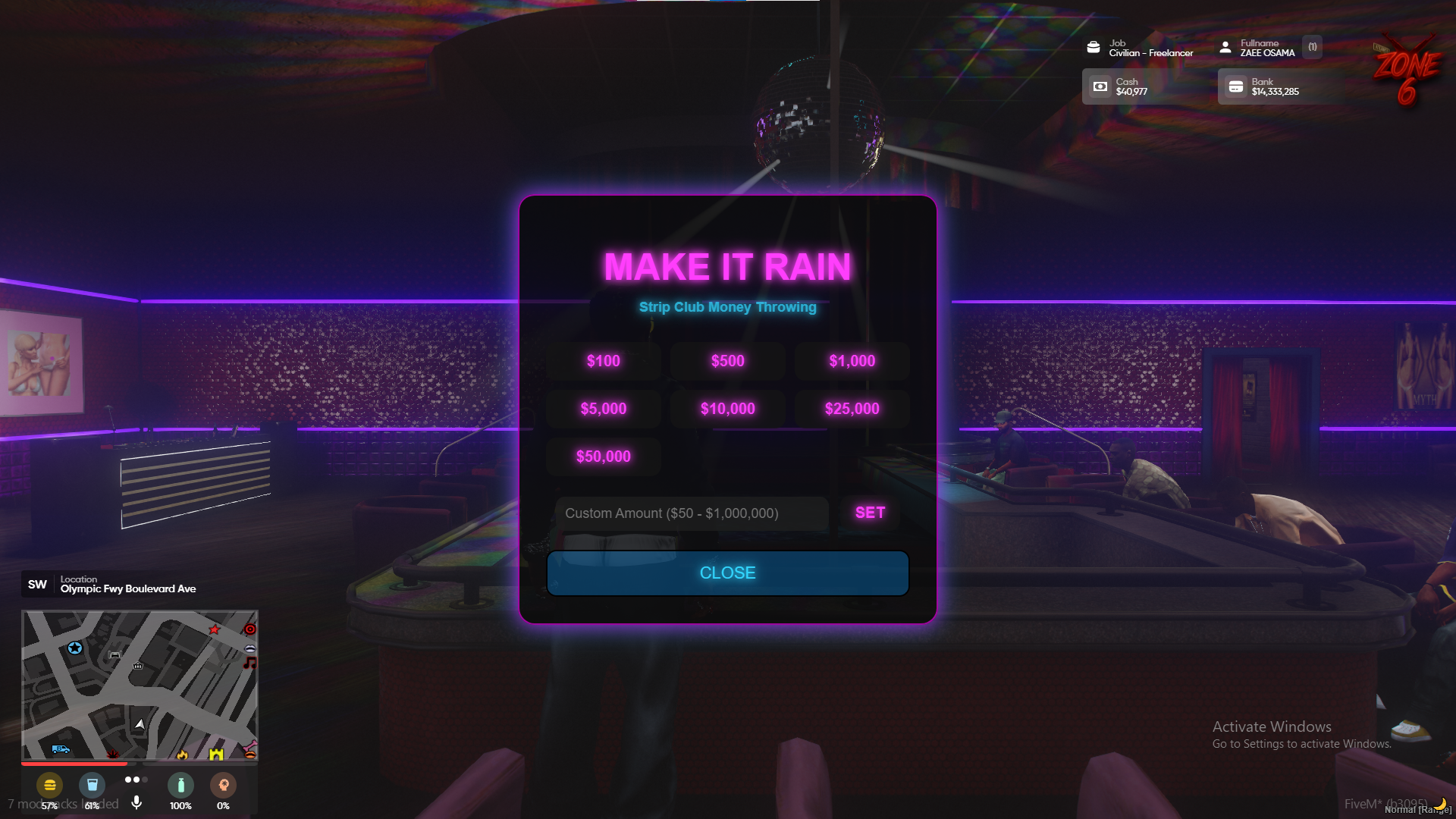 Make It Rain Money Wash [ESX/QB/QBOX]