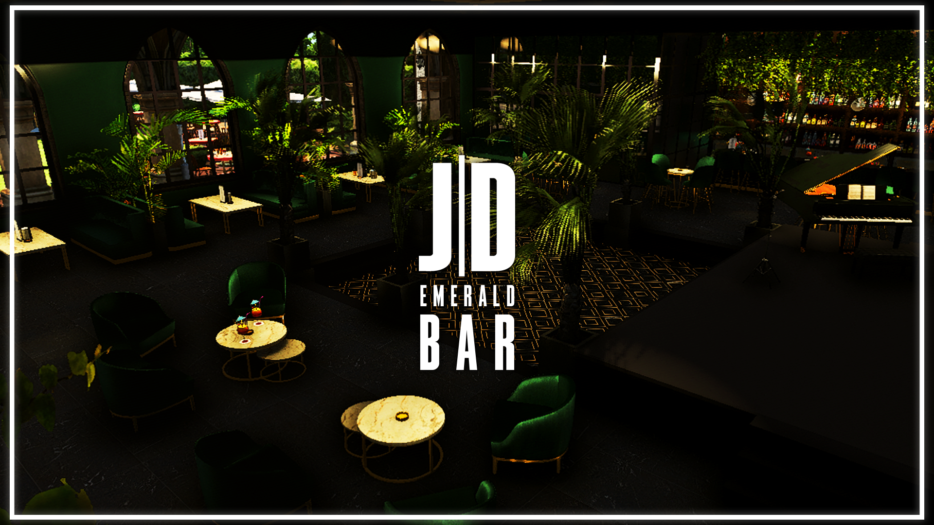 🍸 The Emerald Bar @ Château d'amour