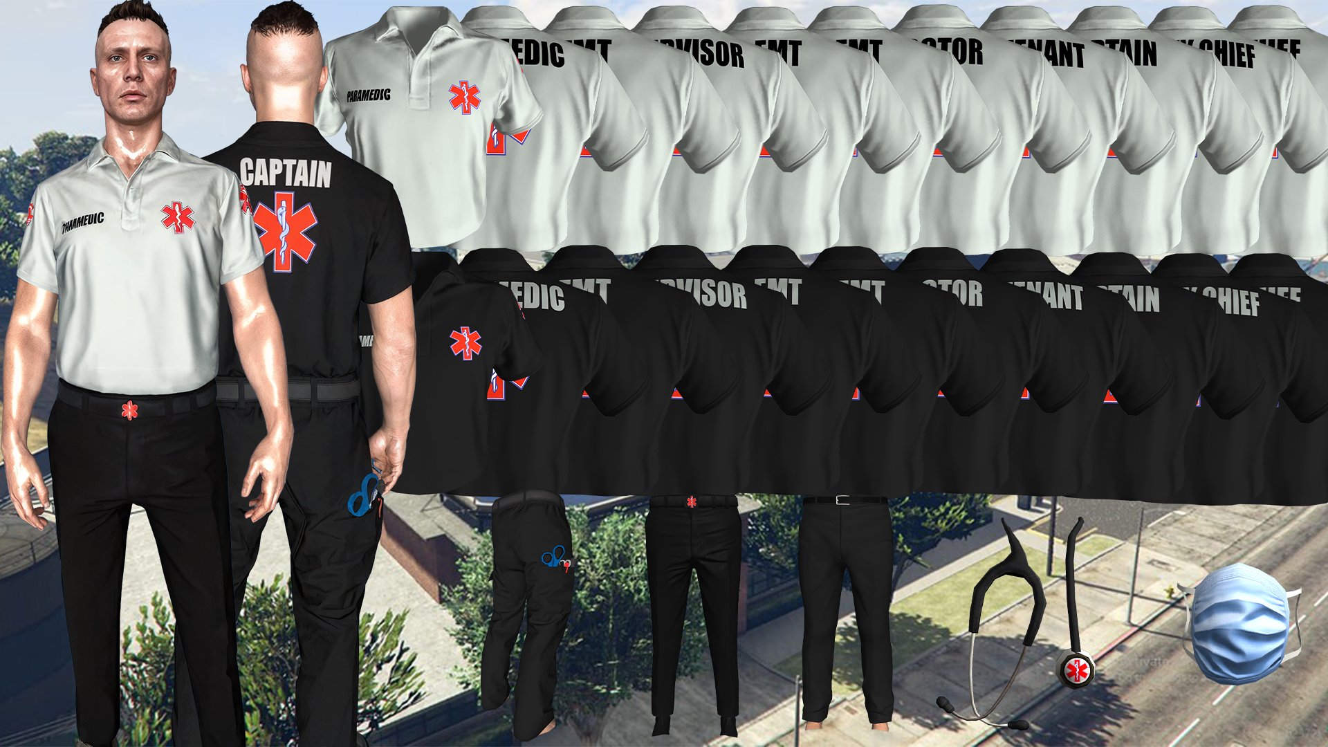 EMS Golf Shirt Tucked [Male and Female]