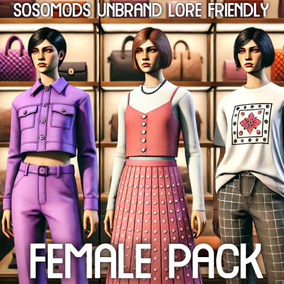 CLOTHES PACK 2 FEMALE  NO BRAND