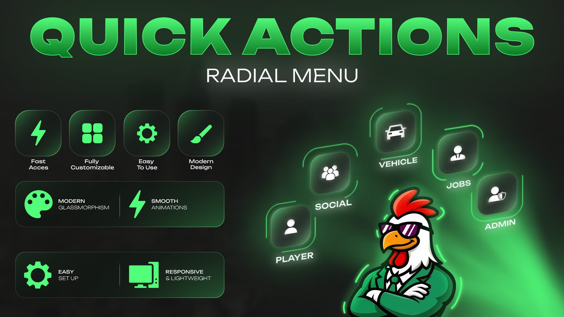 Quick Actions (Radial Menu) product preview