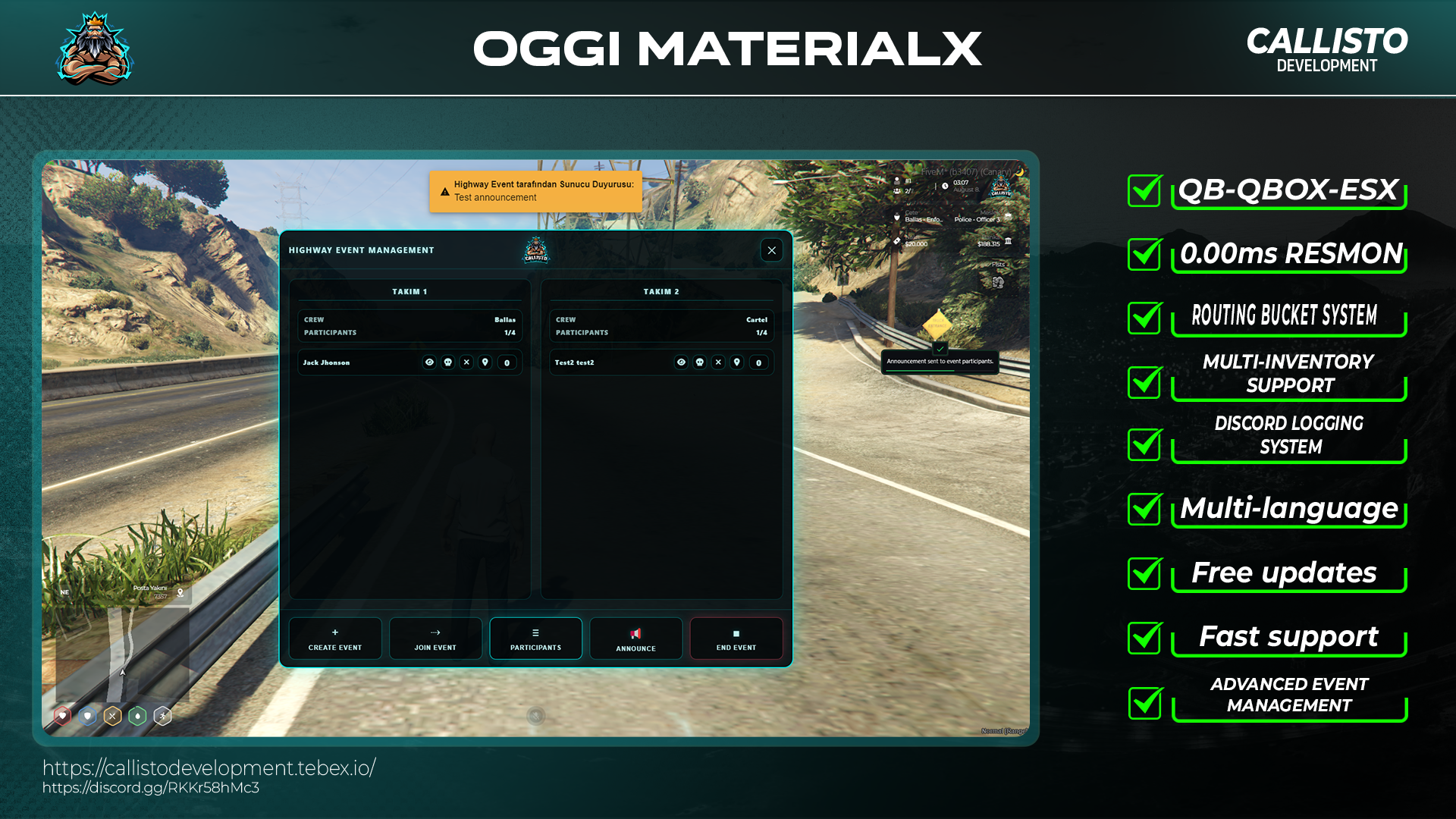 Oggi Highway Event | Advanced Team Battle System